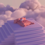 bed on the pyramid